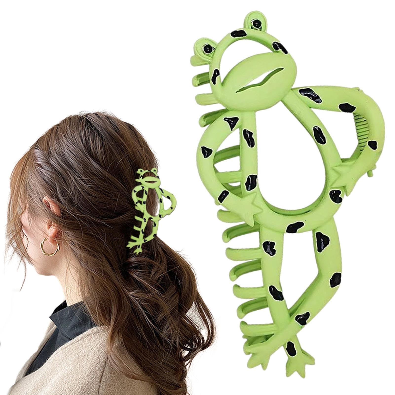 Amazon.co.jp: ヘアピンクリップ | カエルの形のヘアクランプ クリップ